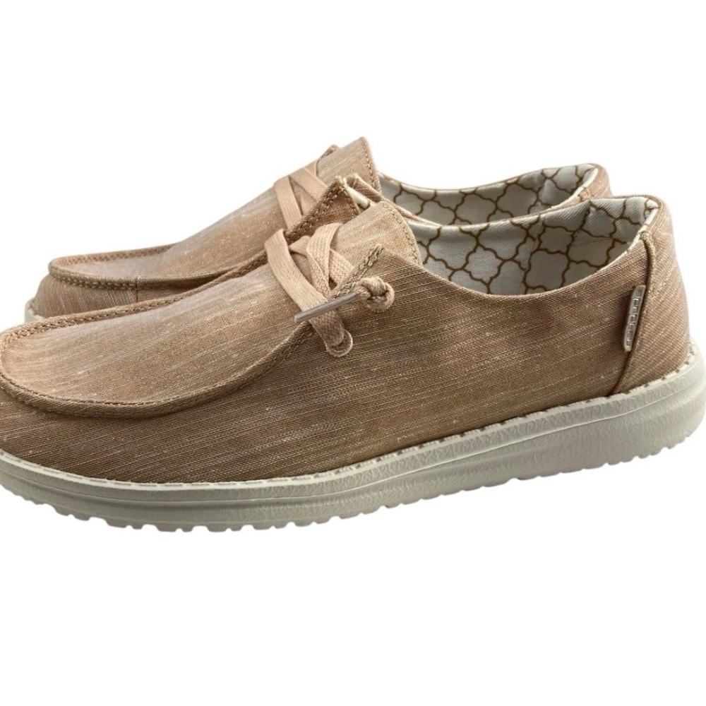Hey Dude Wendy Sparkling Rose Gold Sz 7 - Picture 2 of 6